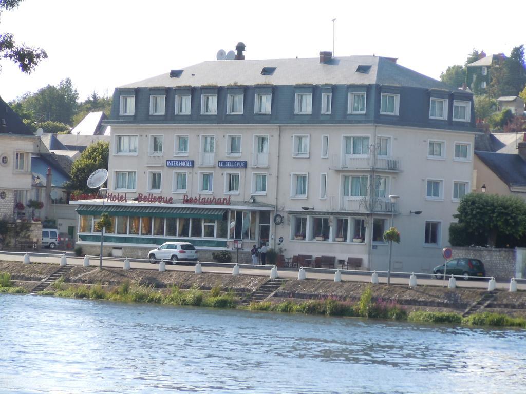 Hotel Restaurant Le Bellevue Montrichard 3 Etoiles 蒙特里夏尔 外观 照片